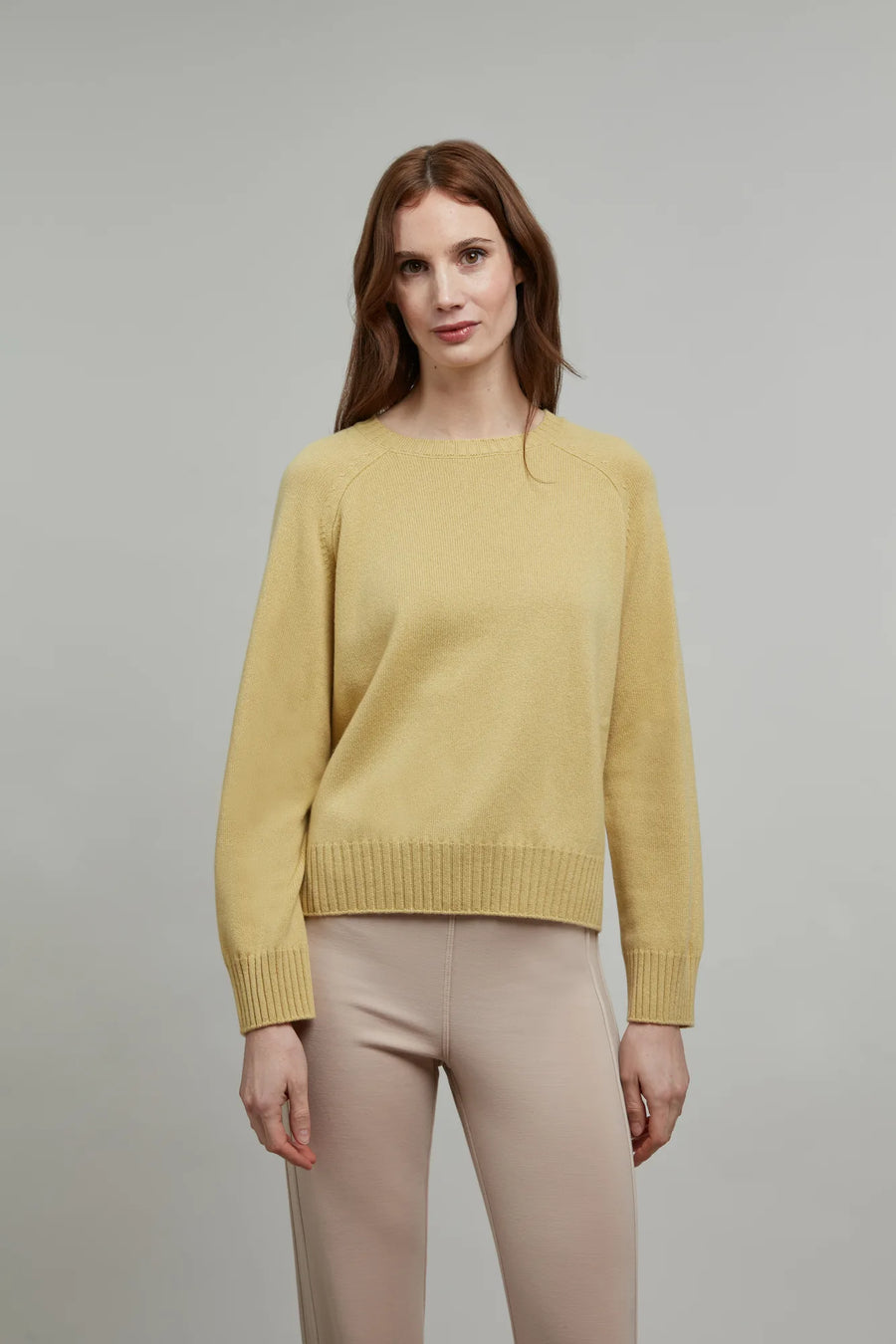Kaschmir Strickpullover mit Rundhalsauschnitt - Felicita-WS