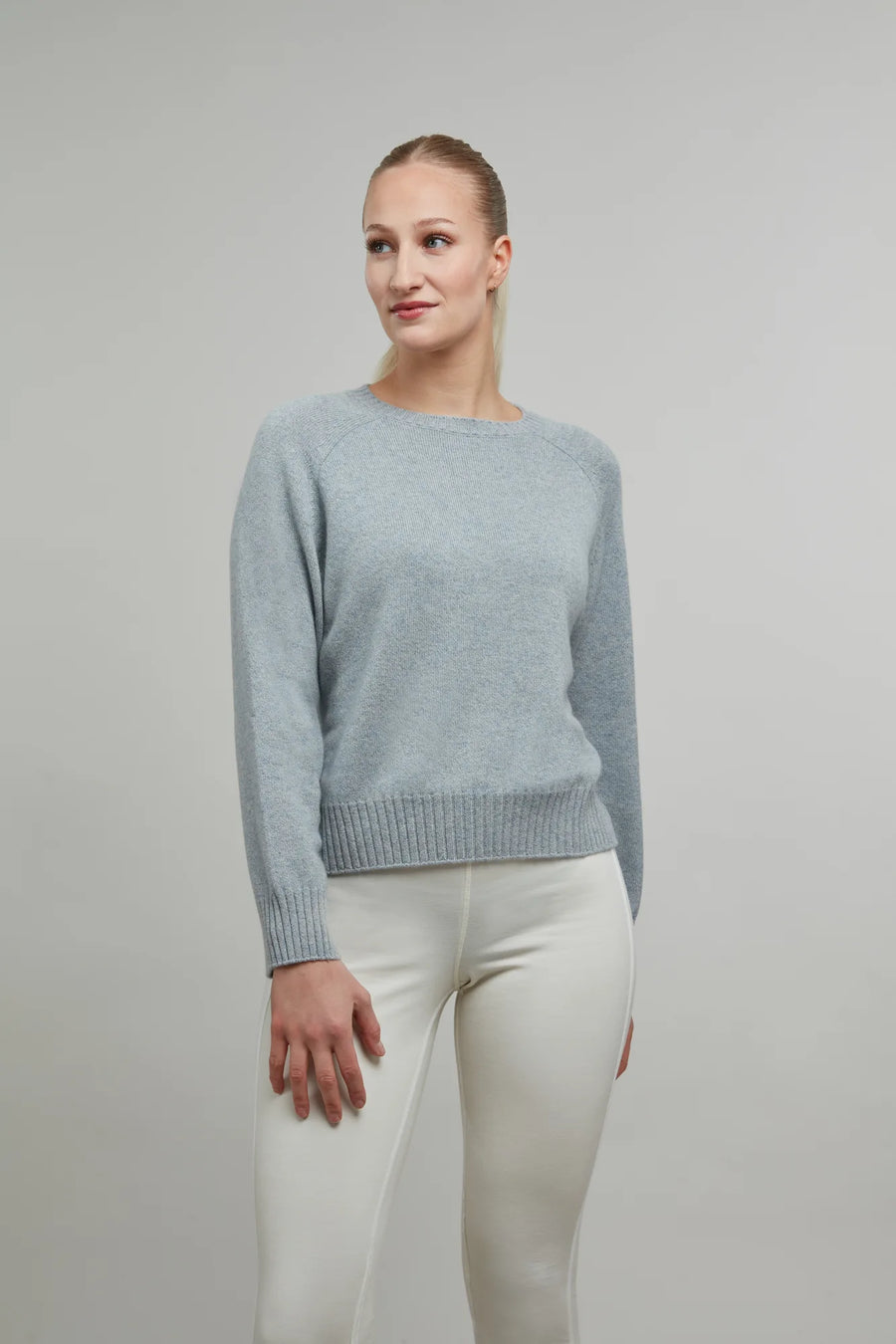 Kaschmir Strickpullover mit Rundhalsauschnitt - Felicita-WS