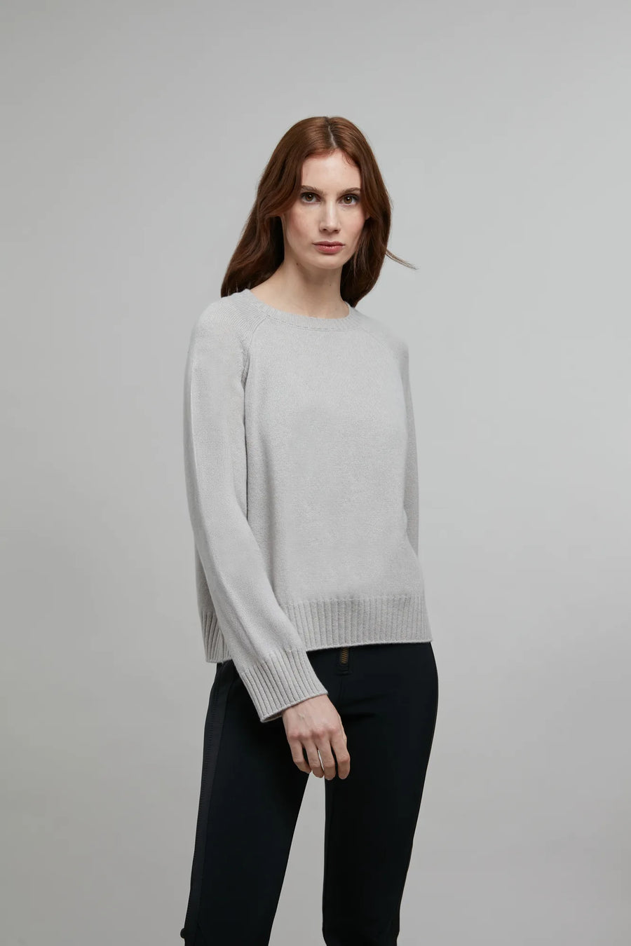 Kaschmir Strickpullover mit Rundhalsauschnitt - Felicita-WS