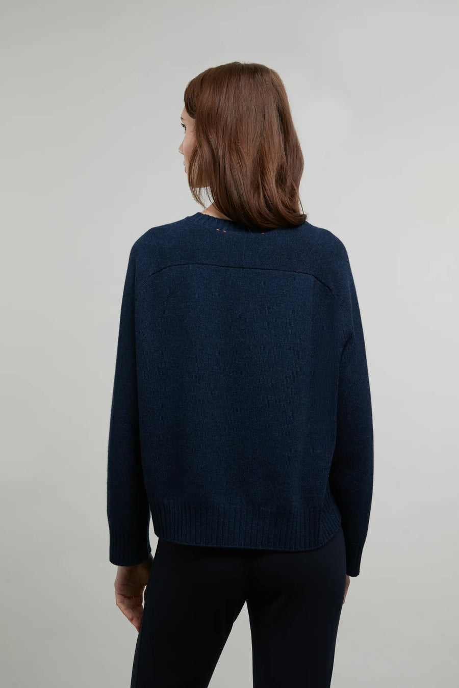 Kaschmir Strickpullover mit Rundhalsauschnitt - Felicita-WS