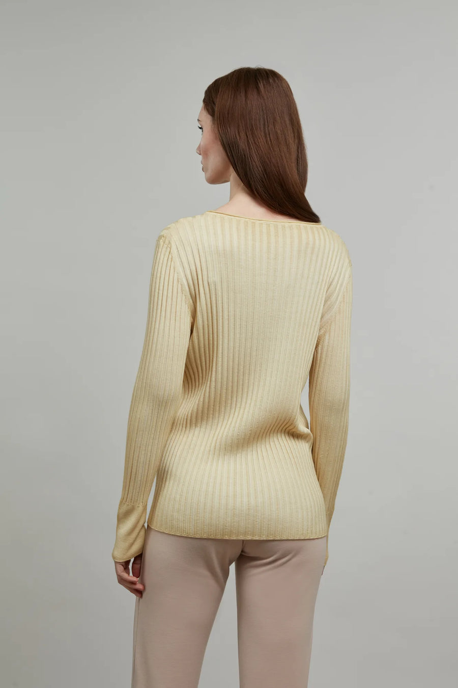 Pull col rond - CameliaDyed