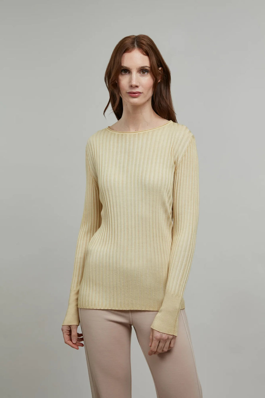 Pull col rond - CameliaDyed