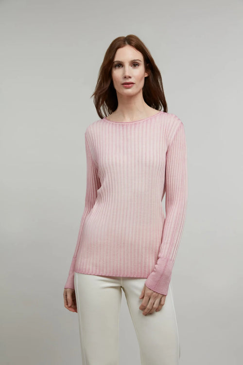 Pull col rond - CameliaDyed