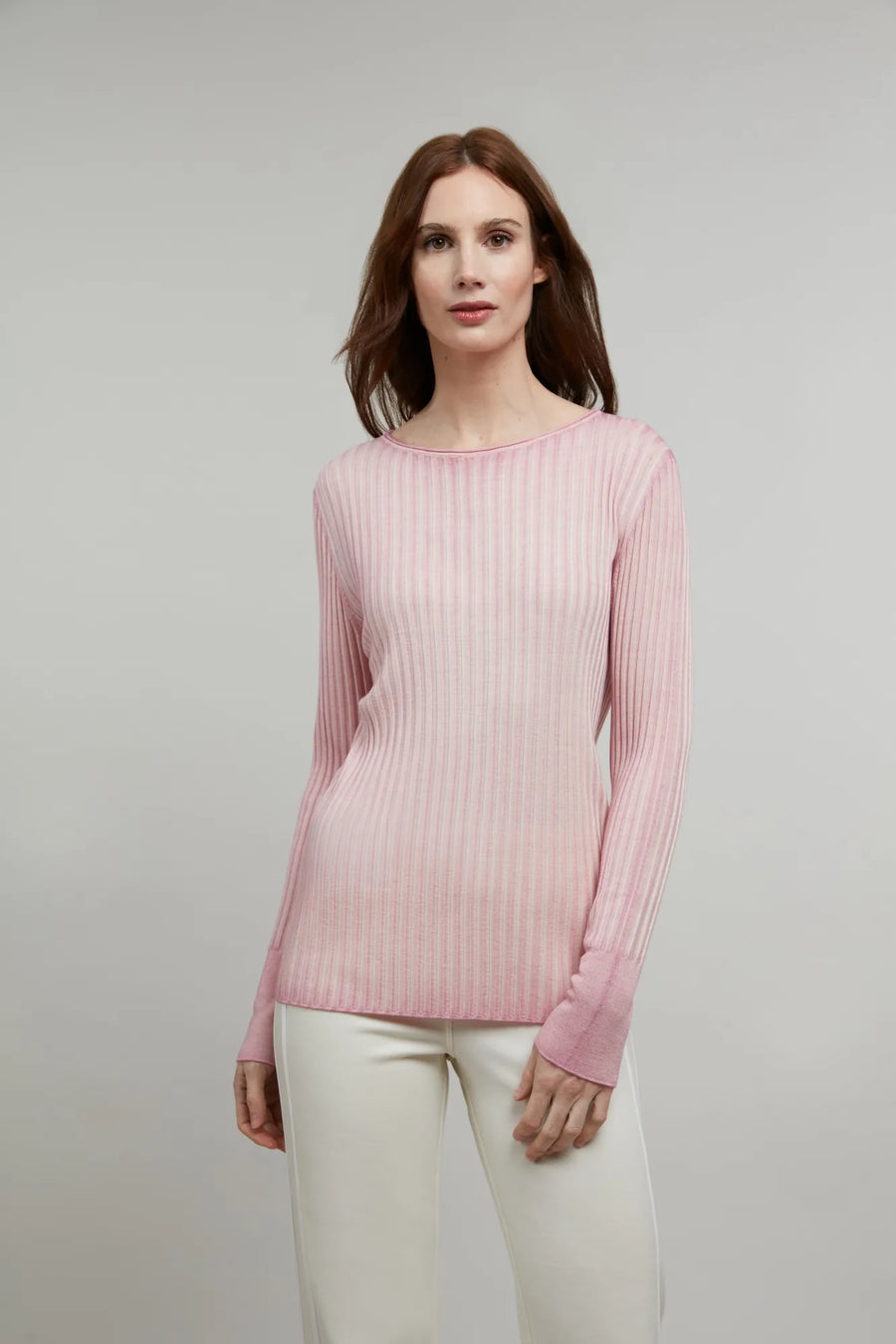 Pull col rond - CameliaDyed