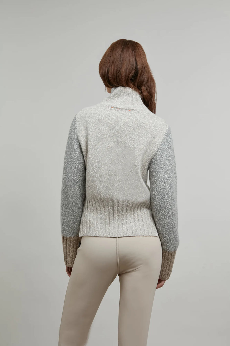 Pull en laine à col montant - Elodie-LBW
