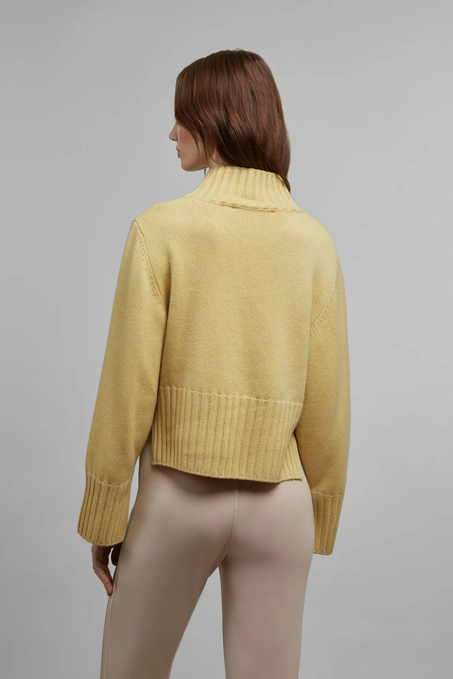 Cashmere Knit Turtleneck Sweater - Alva-WS