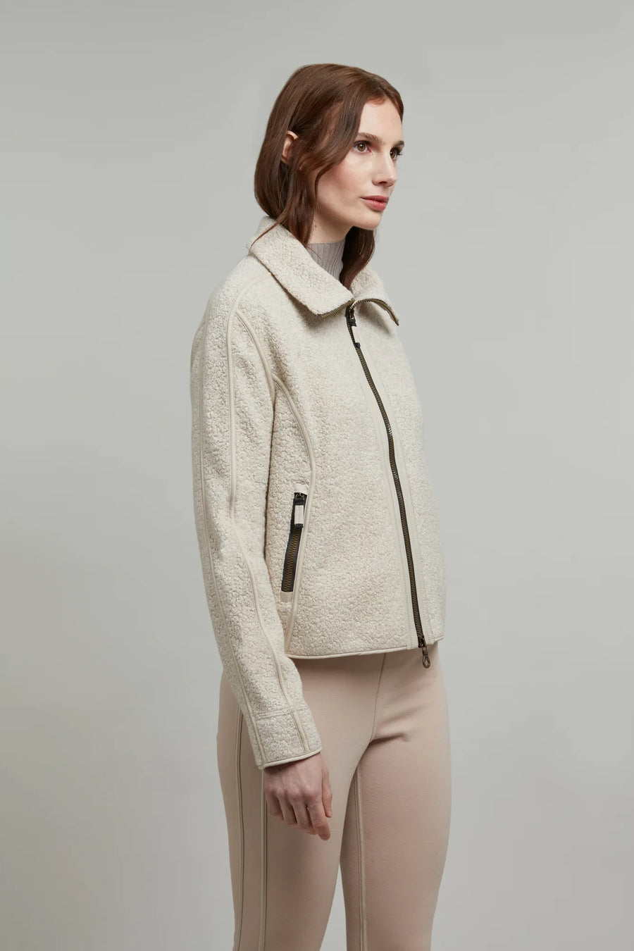 Veste en cachemire teddy – Juliana-CT