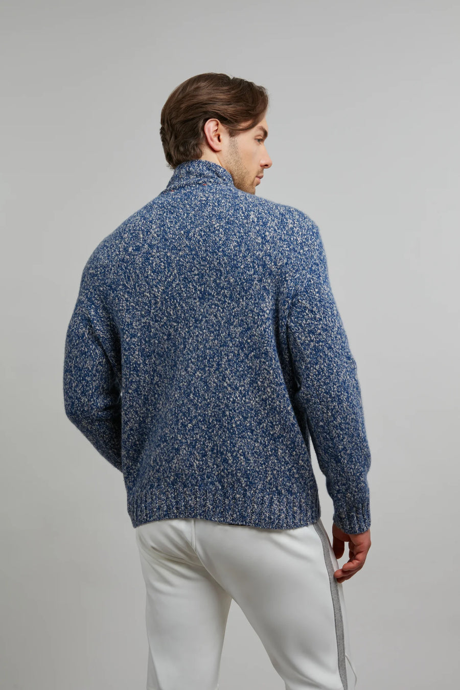 Cashmere Sweater with Turtleneck - Aiden