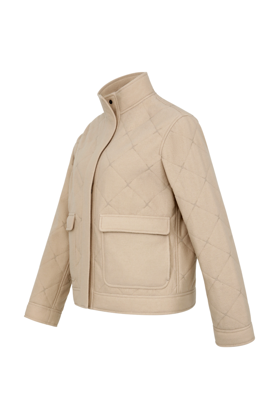 Jacke aus Quilt und Loden - Helene-CWQ