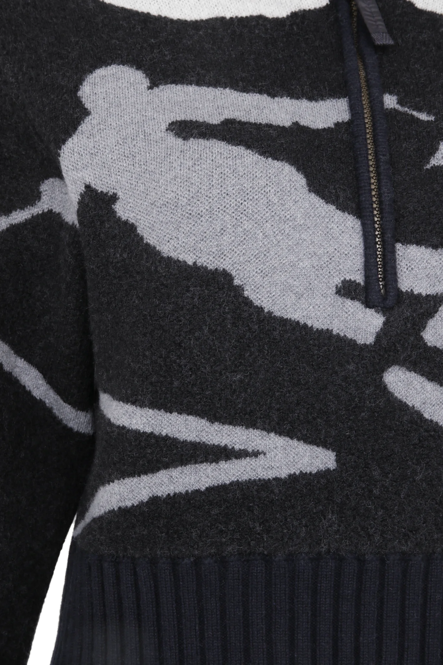 Ski Jumper with Skier Motif - Ingrid-ME