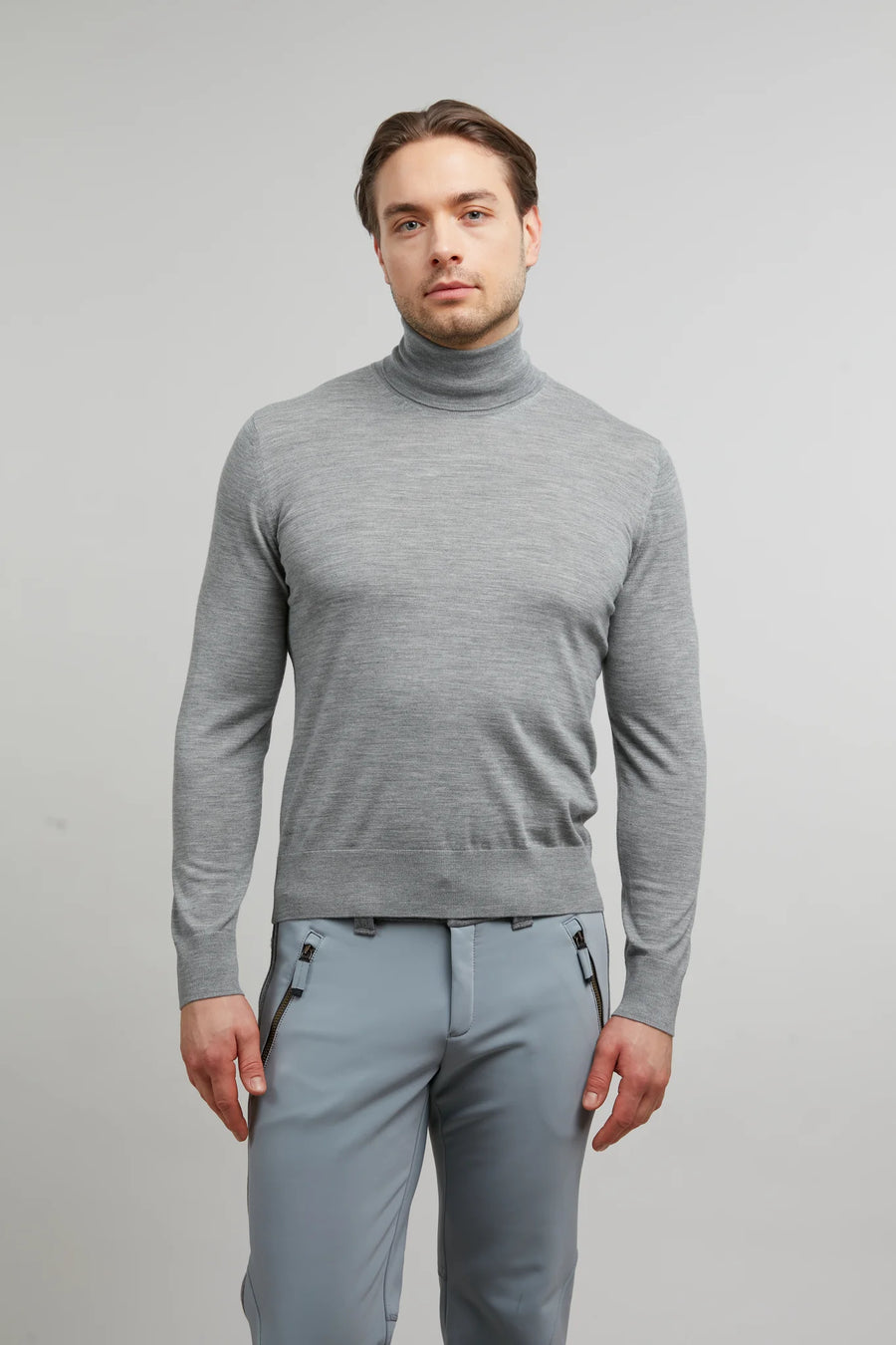 Rollkragenpullover aus Merinowolle - Jasper