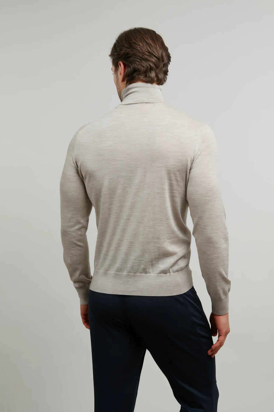 Rollkragenpullover aus Merinowolle - Jasper