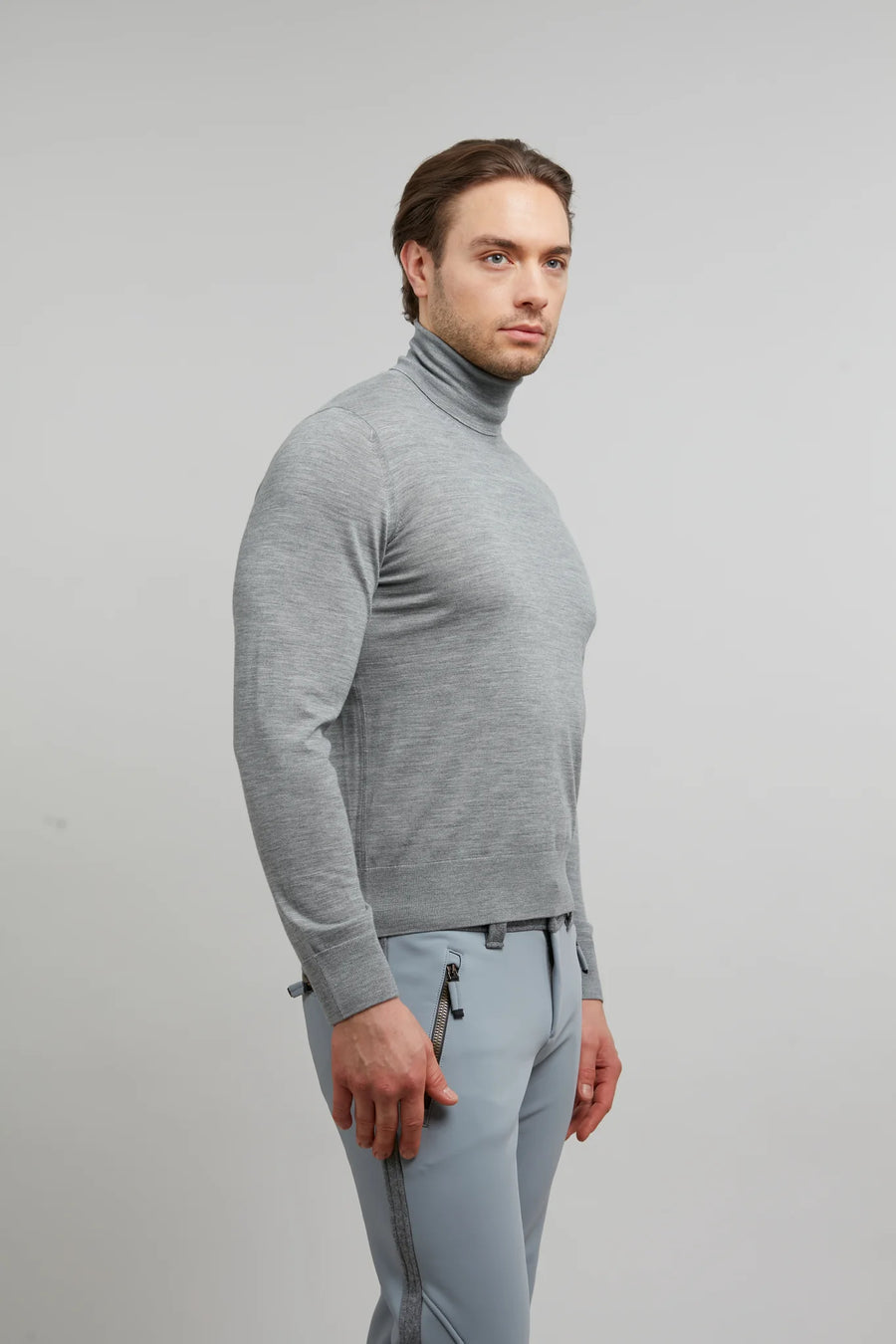Rollkragenpullover aus Merinowolle - Jasper