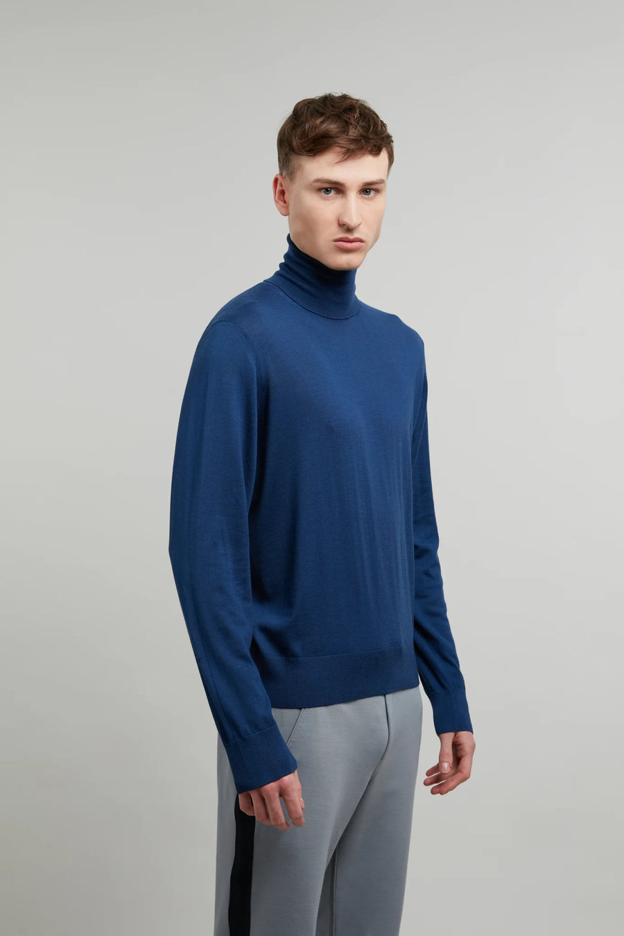 Rollkragenpullover aus Merinowolle - Jasper
