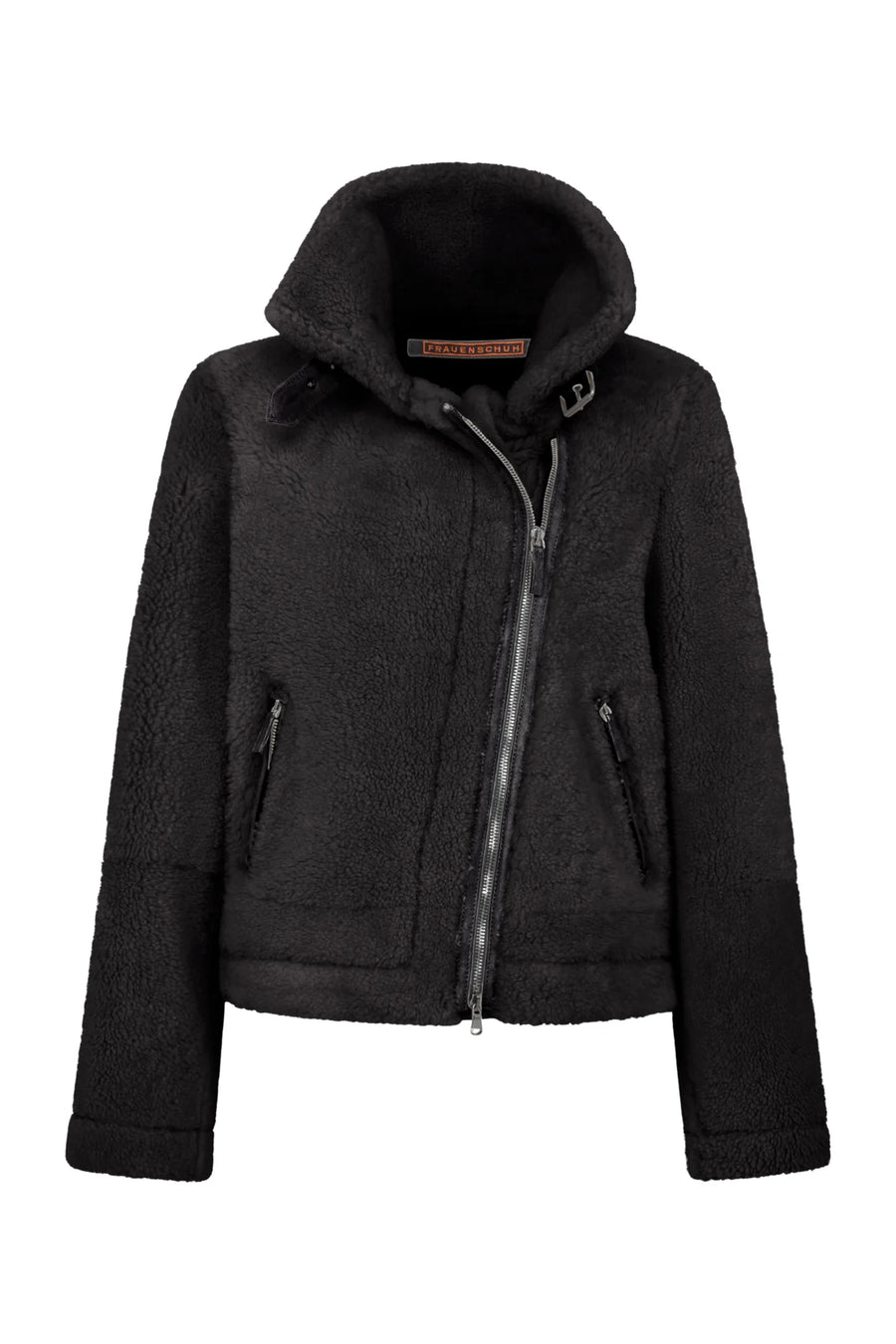 Lambskin jacket in biker style - Jolina-MV