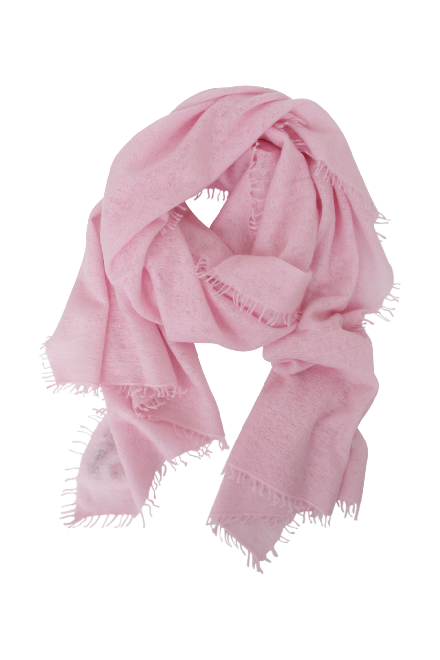 Kaschmirschal 521502, 100 % reines, zertifiziertes Kaschmir, handgefertigt in Nepal, zweifach gefilzt für besondere Dichte und Weichheit, frei von chemischen Zusätzen, naturbelassen und hautfreundlich. Klassische rechteckige Form mit Fransen am Saum, weich, wärmend und langlebig. Zeitloses Accessoire für Damen und Herren. In der Farbe Hellrosa (Farbe: rose)