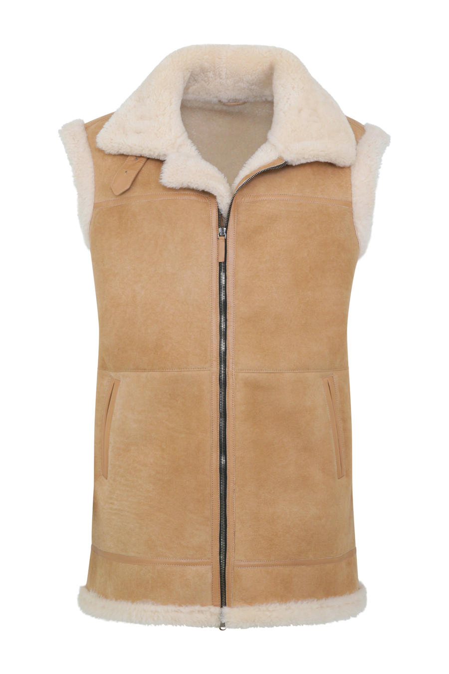 Gilet en peau lainée – Vicki-MV