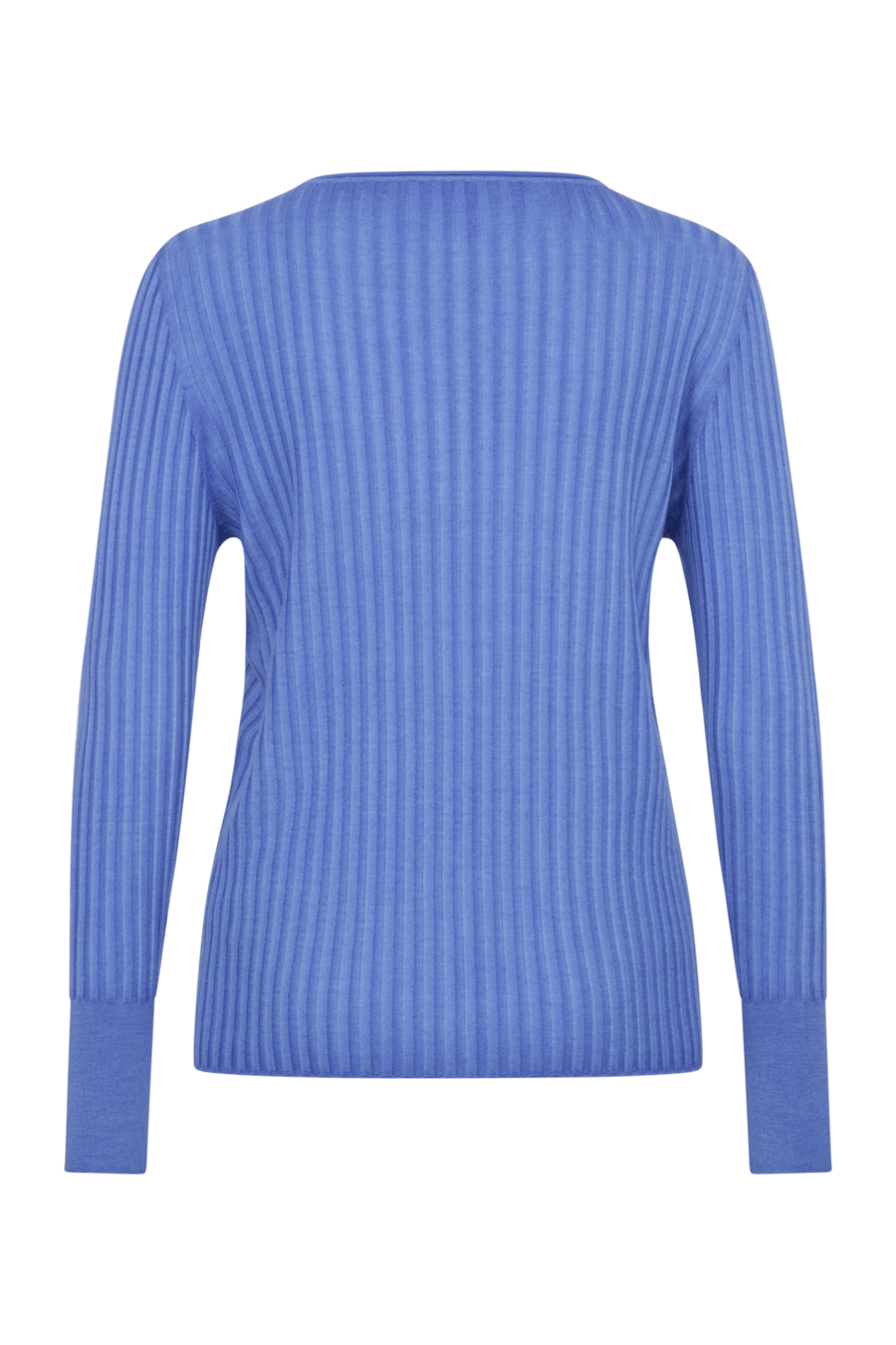 Locker geschnittener Damen-Rundhalspullover in oceanblue, Modell 406601 CameliaDyed-RB. Weiches Material mit geripptem Saum und Ärmelbündchen. Weiches Material mit geripptem Saum und Ärmelbündchen. Weiches Material mit geripptem Saum und Ärmelbündchen.