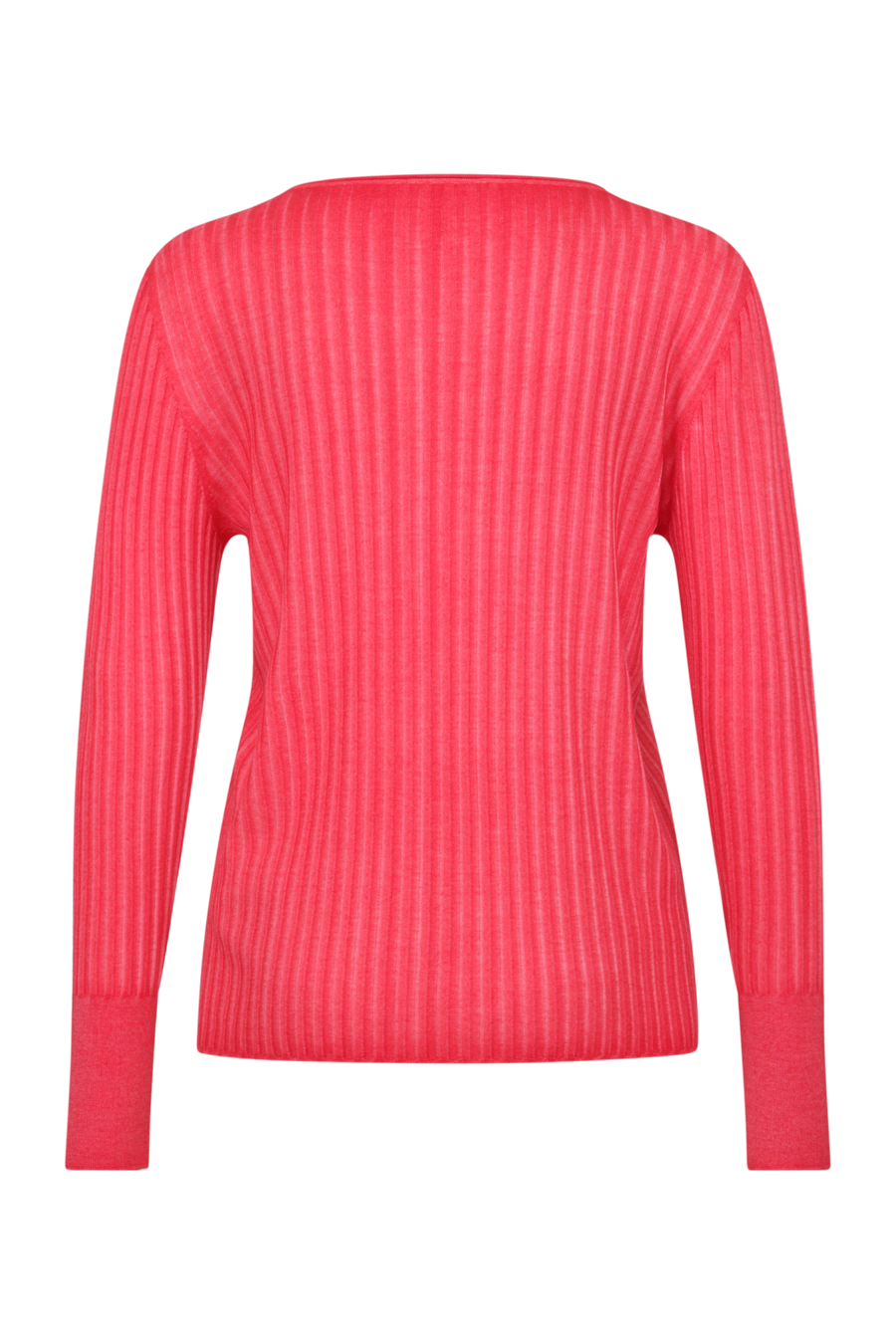 Locker geschnittener Damen-Rundhalspullover in poppy, Modell 406601 CameliaDyed-RB. Weiches Material mit geripptem Saum und Ärmelbündchen. Weiches Material mit geripptem Saum und Ärmelbündchen. Weiches Material mit geripptem Saum und Ärmelbündchen.