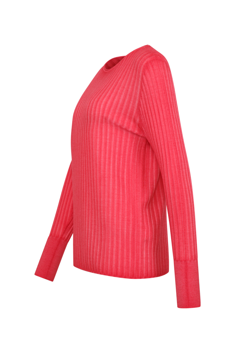 Locker geschnittener Damen-Rundhalspullover in poppy, Modell 406601 CameliaDyed-RB. Weiches Material mit geripptem Saum und Ärmelbündchen. Weiches Material mit geripptem Saum und Ärmelbündchen. Weiches Material mit geripptem Saum und Ärmelbündchen.