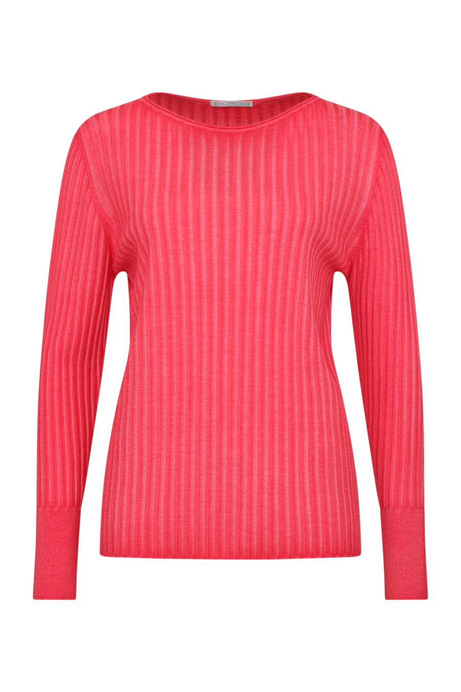 Locker geschnittener Damen-Rundhalspullover in poppy, Modell 406601 CameliaDyed-RB. Weiches Material mit geripptem Saum und Ärmelbündchen. Weiches Material mit geripptem Saum und Ärmelbündchen. Weiches Material mit geripptem Saum und Ärmelbündchen.