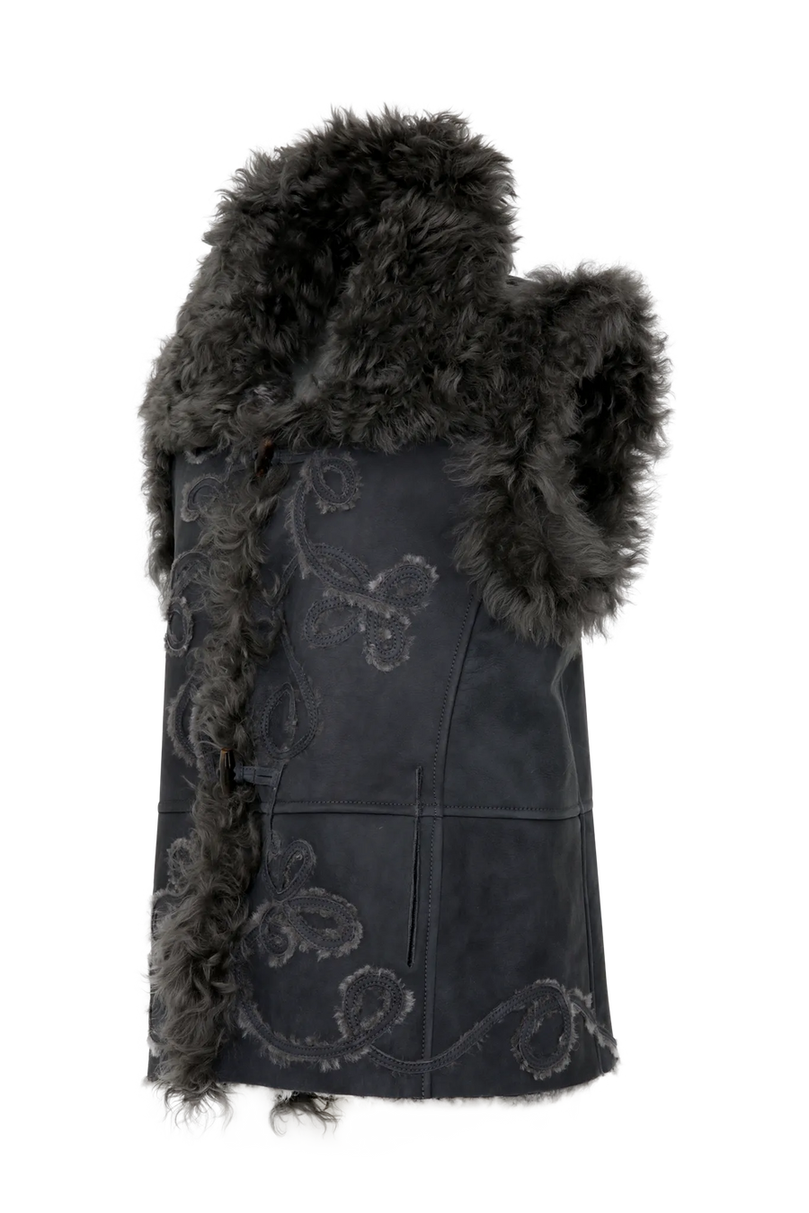 Gilet en peau lainée Lotta-LLA