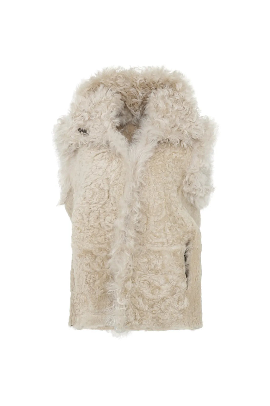 Gilet en peau lainée Lotta-LLA