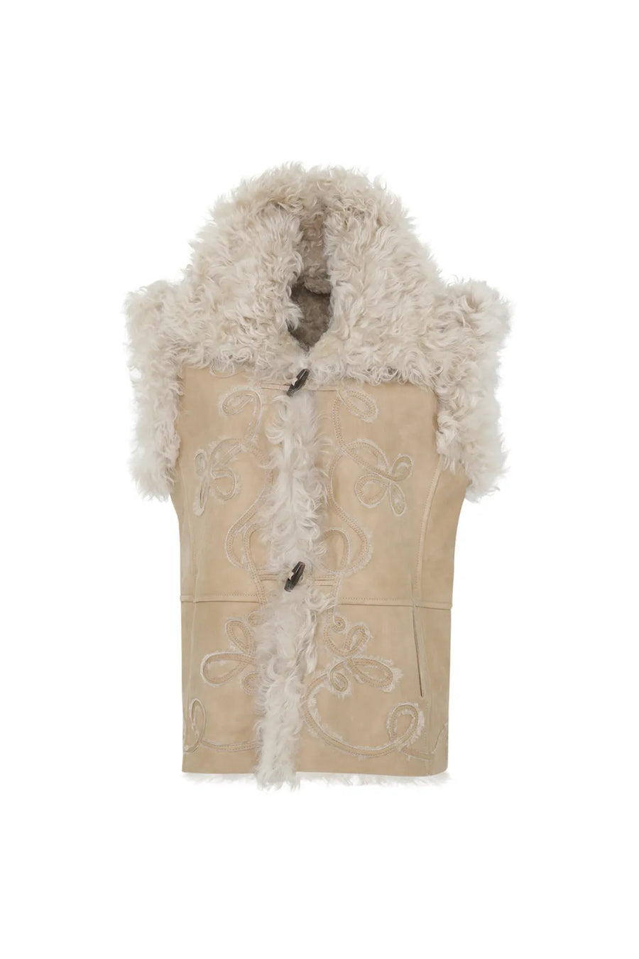 Gilet en peau lainée Lotta-LLA