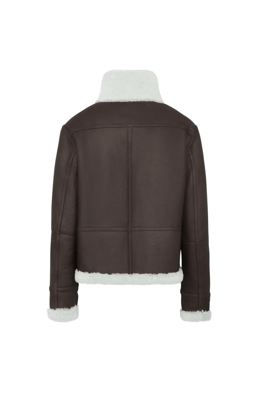 Veste en cuir d'agneau style motard - Norah-MV