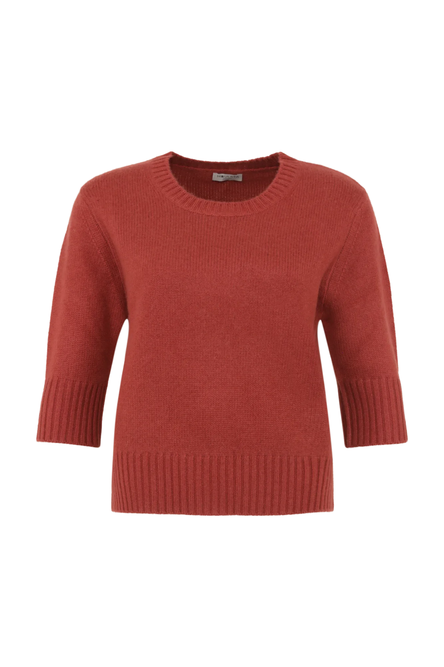 Kaschmirpullover mit 3/4-Ärmeln