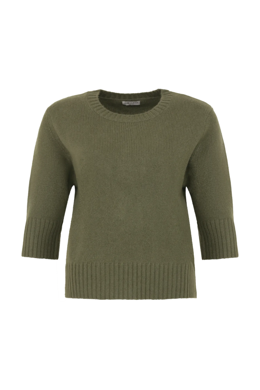 Kaschmirpullover mit 3/4-Ärmeln