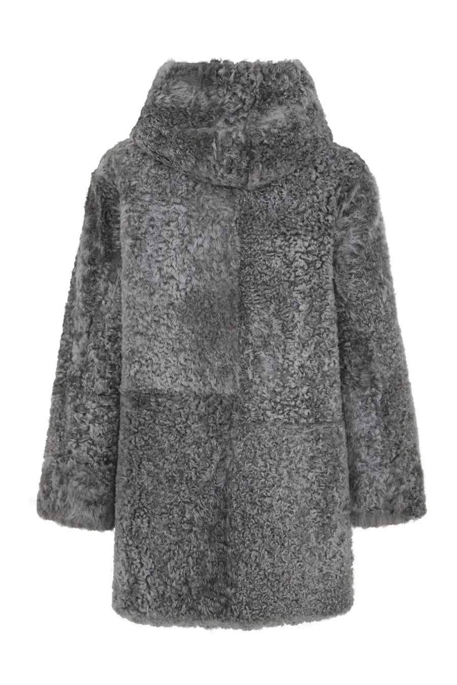 Lambskin Coat with Hood - Olivera