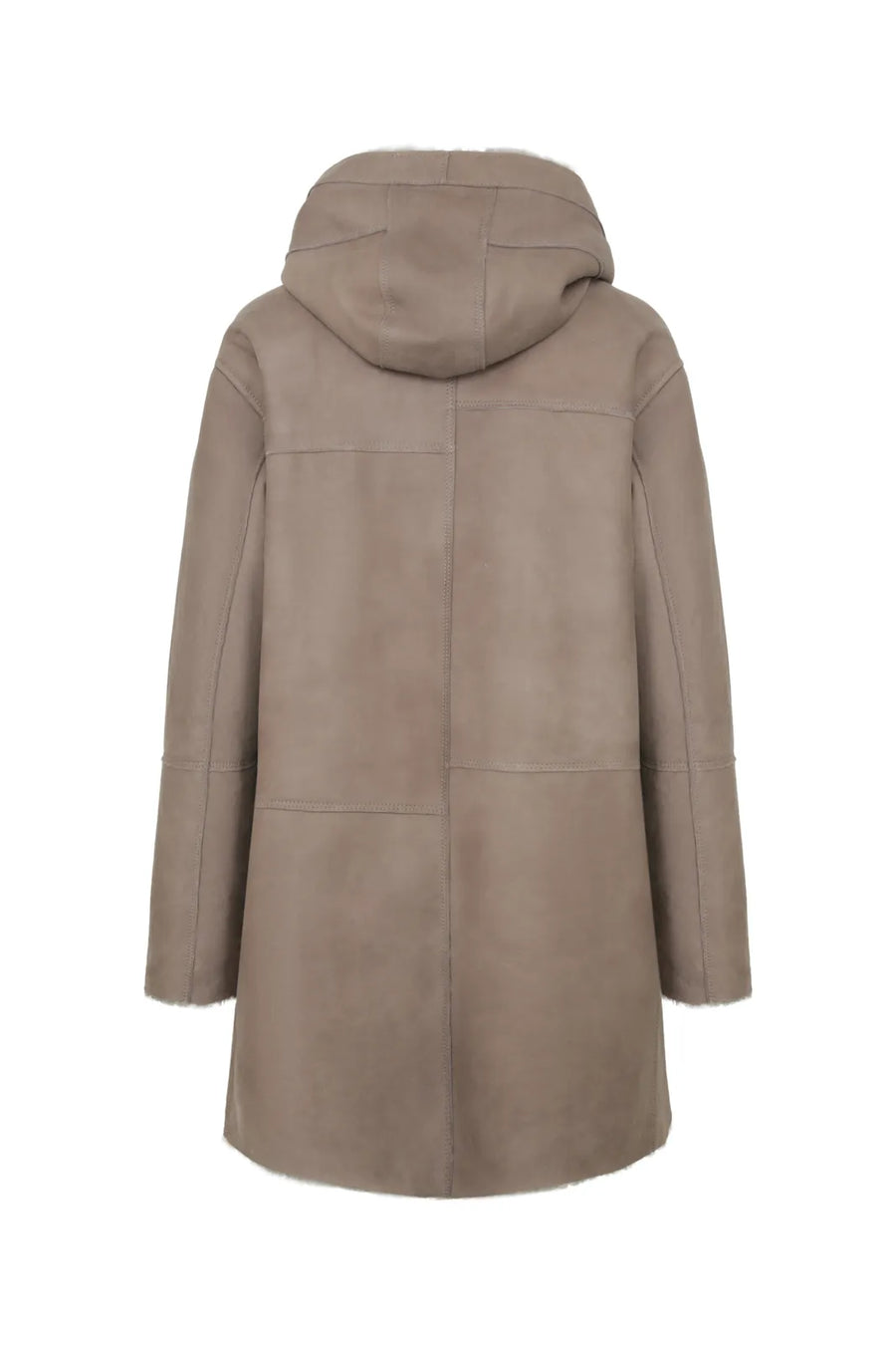 Lambskin Coat with Hood - Olivera