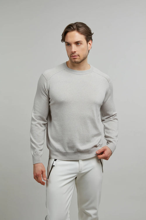 Kaschmirpullover mit Rundhalsauschnitt - Sebastian-WS