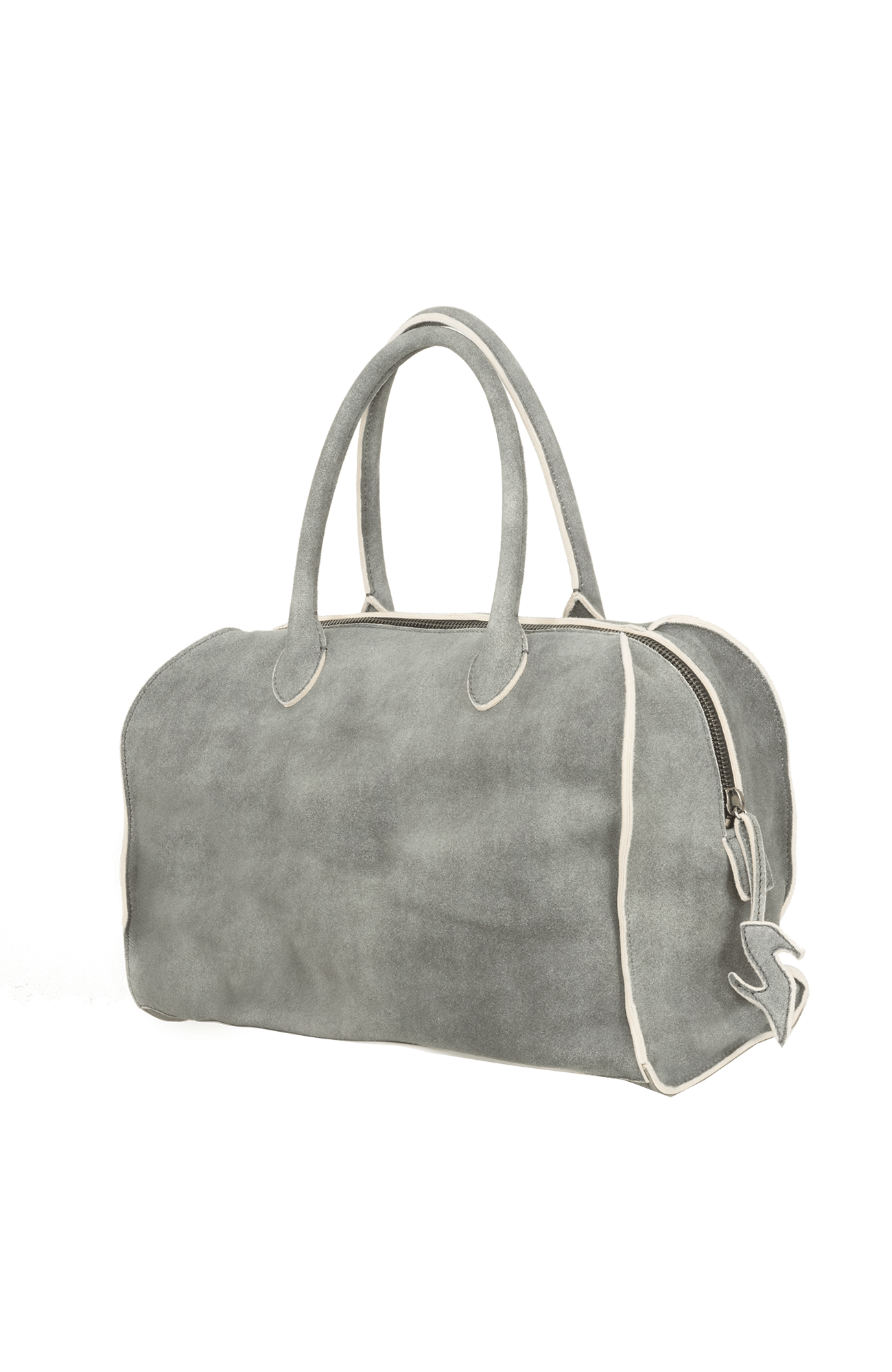 Shopper HamptonM-EL aus weichem ECO-Ziegenleder, innen mit Baumwolle gefüttert, offenkantige Nahtverarbeitung, Innentasche mit Knopfverschluss, zwei Trageriemen, Metallzipper, Boden innen mit Canvas verstärkt, außen mit Baumwoll-Cotton gefüttert, Frauenschuh Logo-Label am Außenzipper. Groß genug für Laptop und Alltagsgegenstände, extra Innenfach mit Knopf für Schlüssel oder Handy, Trageriemen hand- oder schultertragbar. In der Farbe Elefantgrau (Farbe: elefant)