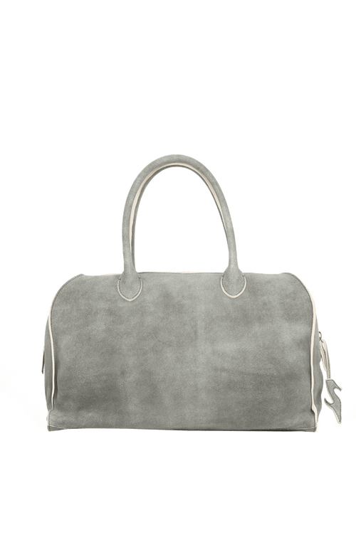 Shopper HamptonM-EL aus weichem ECO-Ziegenleder, innen mit Baumwolle gefüttert, offenkantige Nahtverarbeitung, Innentasche mit Knopfverschluss, zwei Trageriemen, Metallzipper, Boden innen mit Canvas verstärkt, außen mit Baumwoll-Cotton gefüttert, Frauenschuh Logo-Label am Außenzipper. Groß genug für Laptop und Alltagsgegenstände, extra Innenfach mit Knopf für Schlüssel oder Handy, Trageriemen hand- oder schultertragbar. In der Farbe Elefantgrau (Farbe: elefant)
