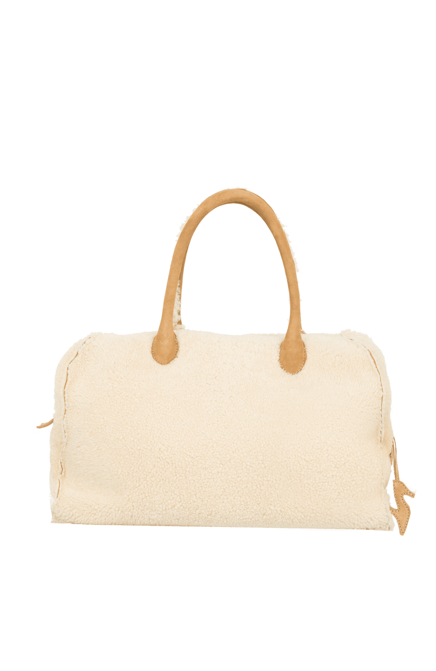 Shopper HamptonM-LOC aus weichem Lambskin Curly, Winter-Optik, kuschelig-weiche Haptik, Naht der Taschengriffe mit Fellakzenten, innen mit Baumwolle gefüttert, Metallzipper, innen zwei Eingriffstaschen und eine Beuteltasche, Frauenschuh Logo-Label am Außenzipper. Klassischer, geräumiger Shopper, perfekt für den Winter. In der Farbe Karamellton (Farbe: caramel)