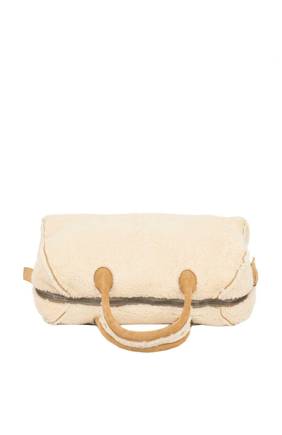 Shopper HamptonM-LOC aus weichem Lambskin Curly, Winter-Optik, kuschelig-weiche Haptik, Naht der Taschengriffe mit Fellakzenten, innen mit Baumwolle gefüttert, Metallzipper, innen zwei Eingriffstaschen und eine Beuteltasche, Frauenschuh Logo-Label am Außenzipper. Klassischer, geräumiger Shopper, perfekt für den Winter. In der Farbe Karamellton (Farbe: caramel)