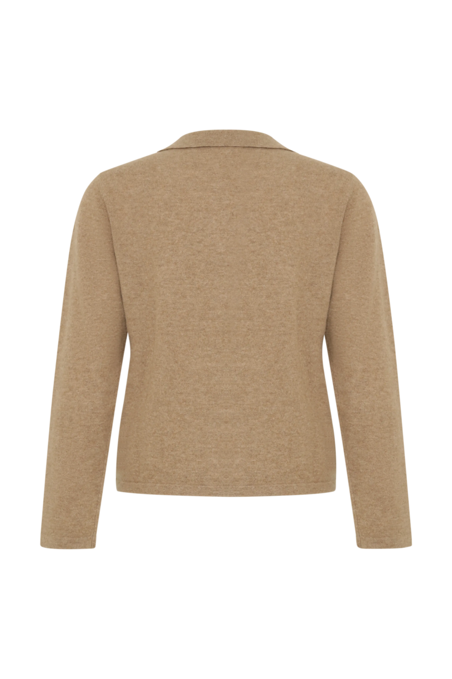 Knitted Cardigan with Button Placket