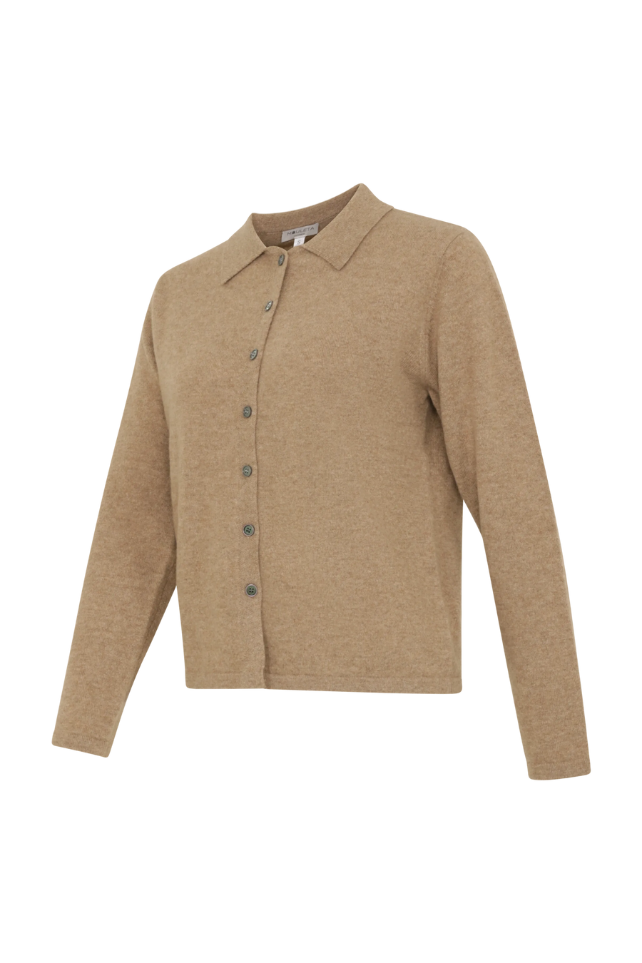 Knitted Cardigan with Button Placket