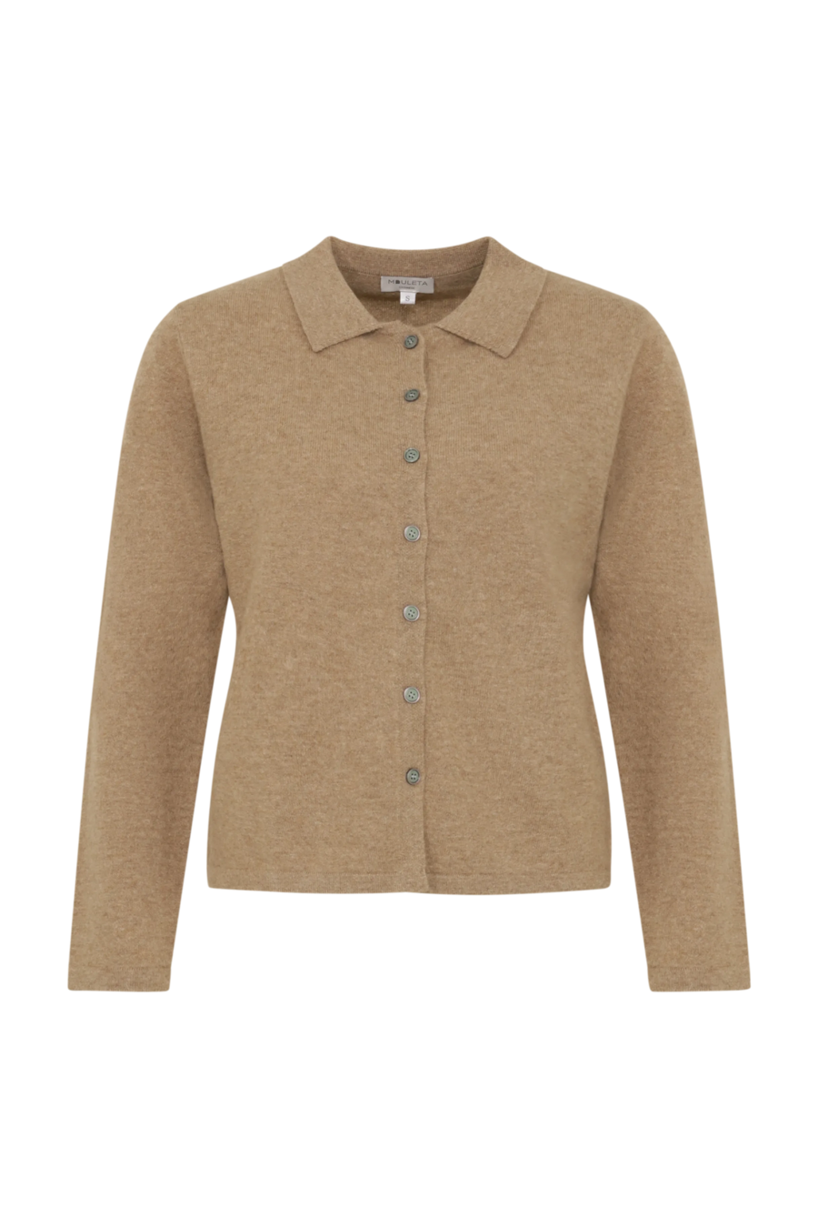 Knitted Cardigan with Button Placket