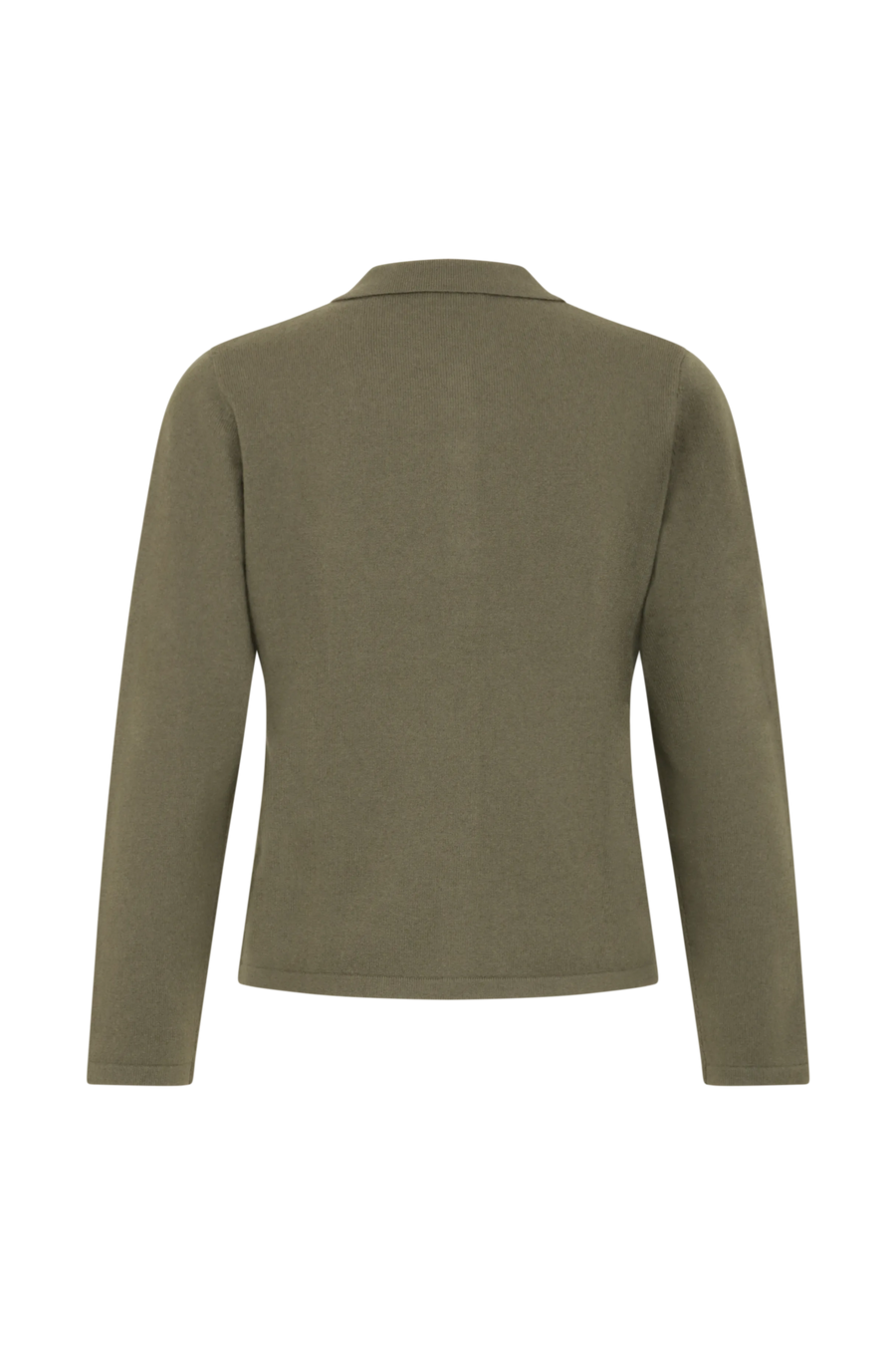 Knitted Cardigan with Button Placket