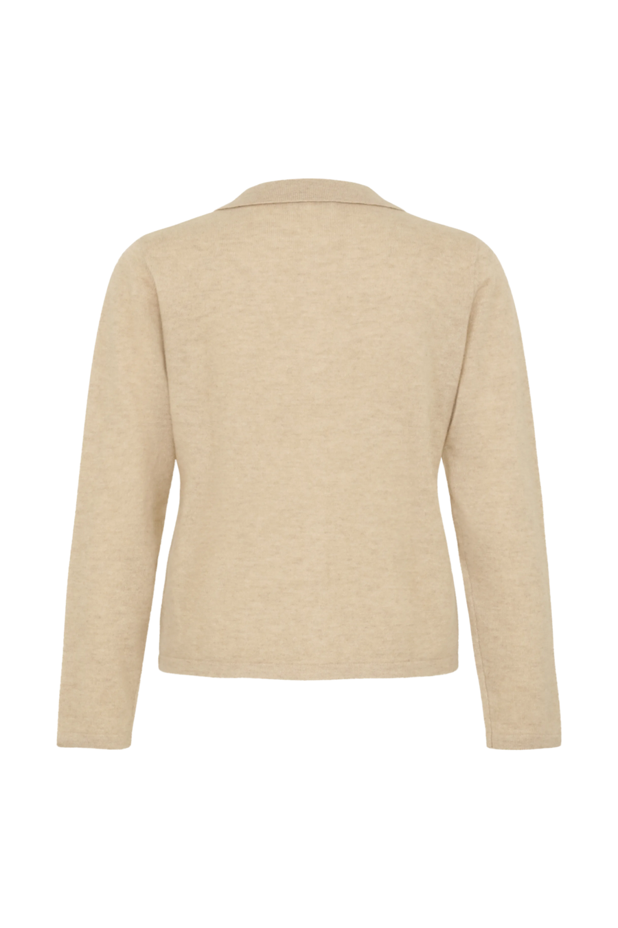 Knitted Cardigan with Button Placket