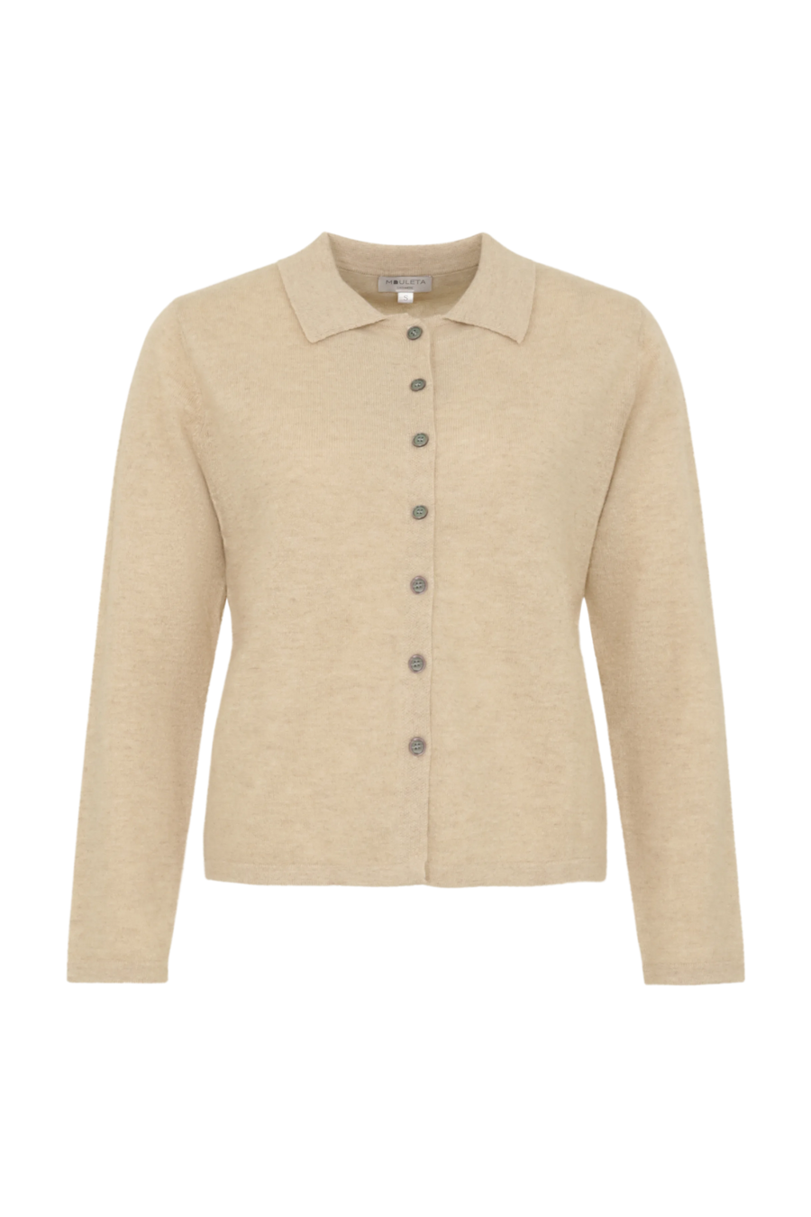 Knitted Cardigan with Button Placket
