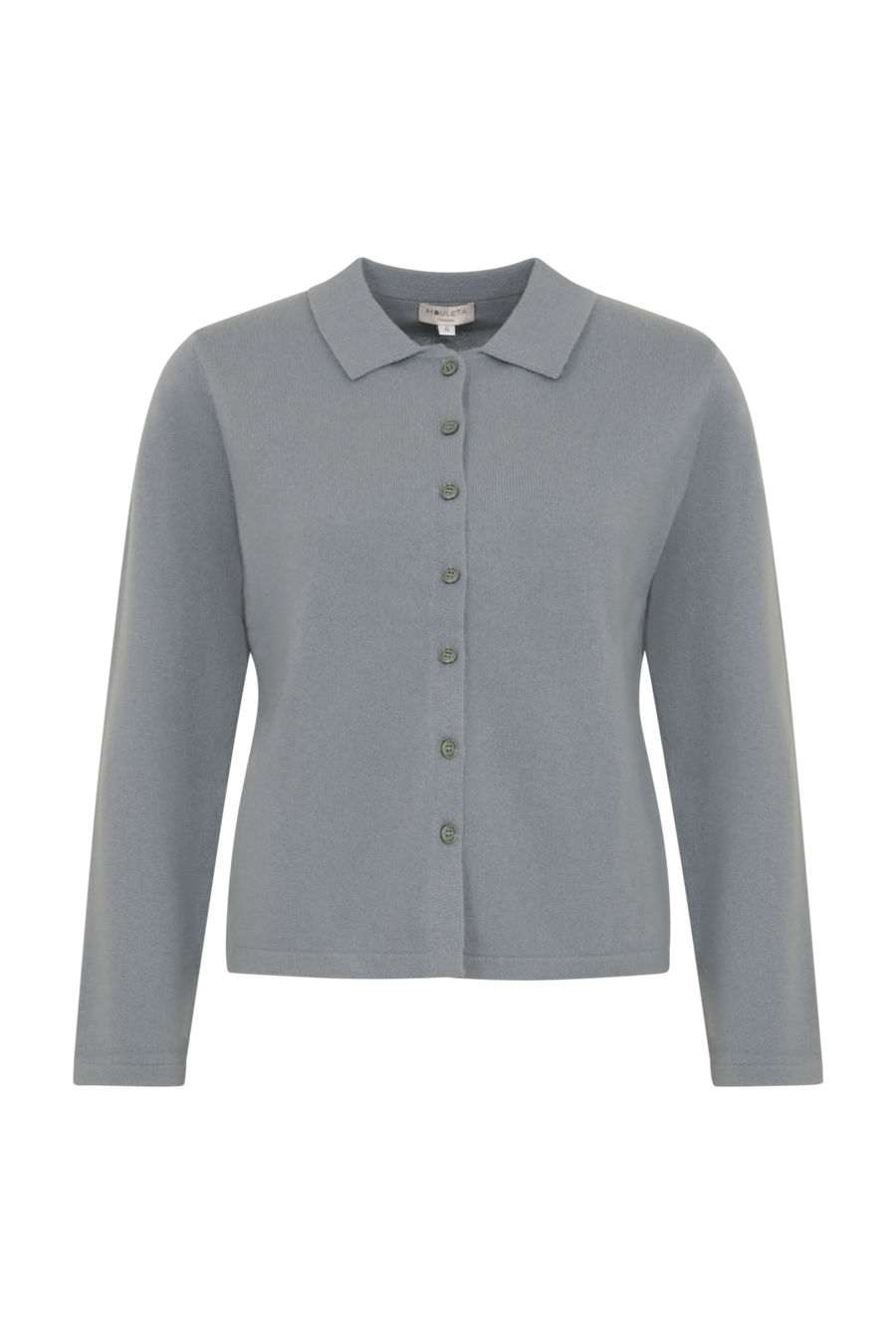 Knitted Cardigan with Button Placket