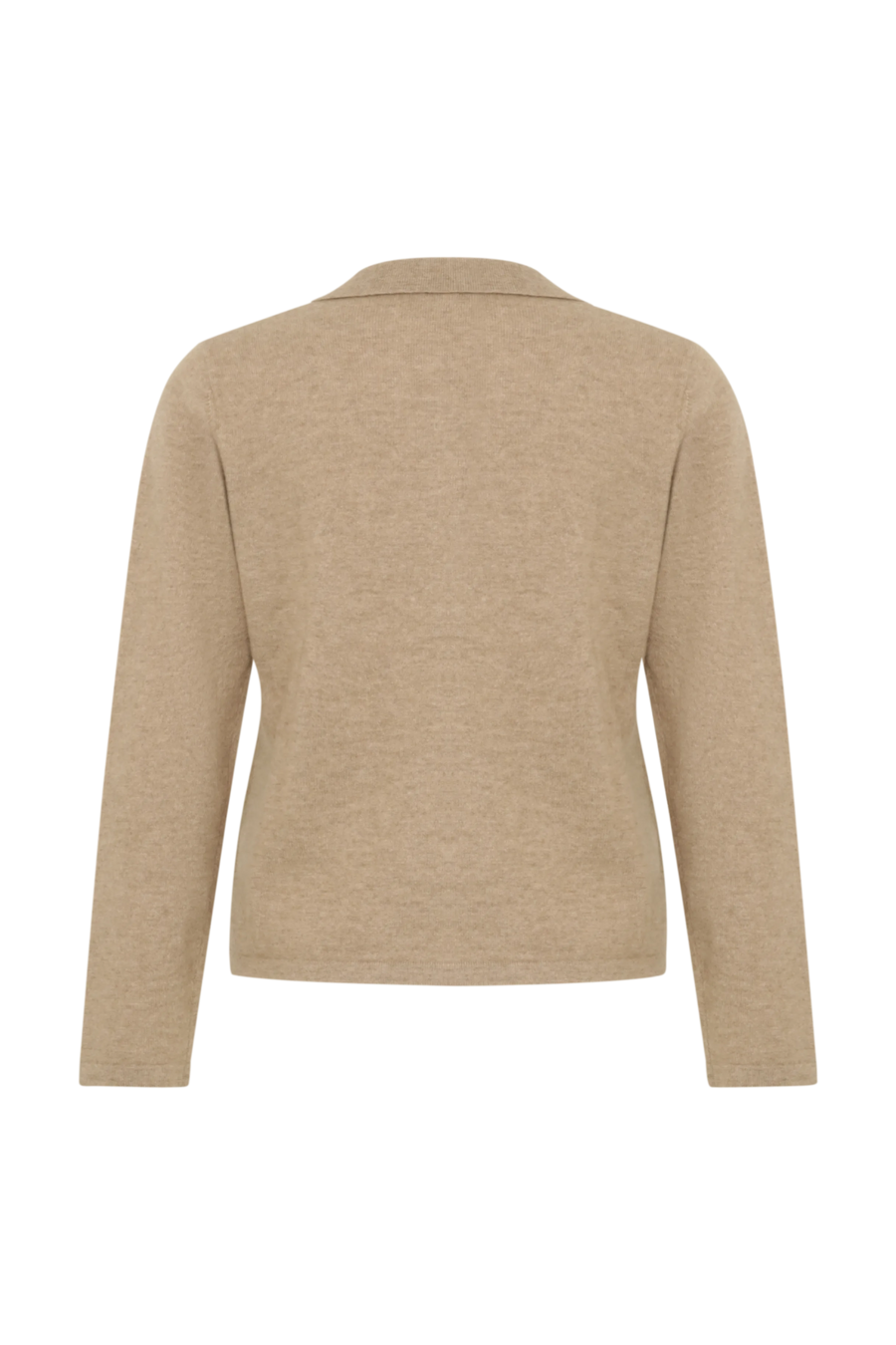 Knitted Cardigan with Button Placket