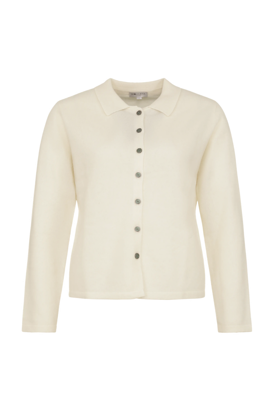 Knitted Cardigan with Button Placket