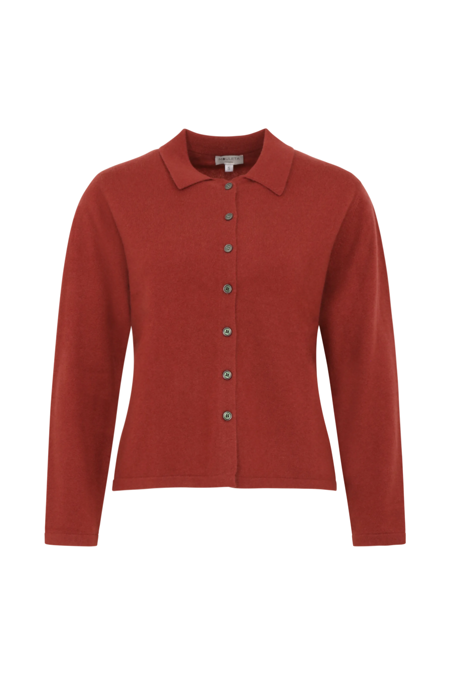 Knitted Cardigan with Button Placket