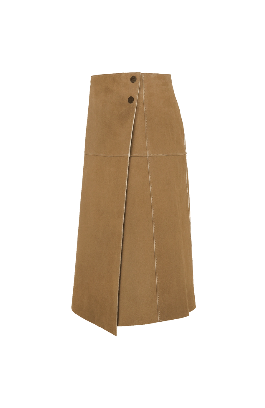 FRAUENSCHUH Lederrock - Milly in Caramel, Ansicht 5