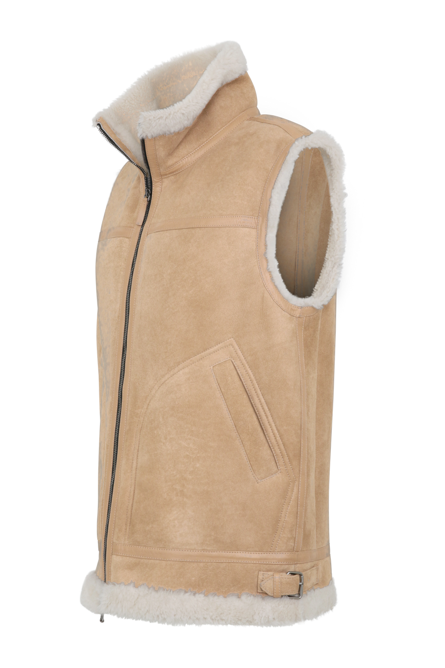 Gilet en peau lainée - Elias-MV